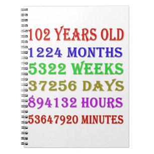 Cuaderno 102.º aniversario