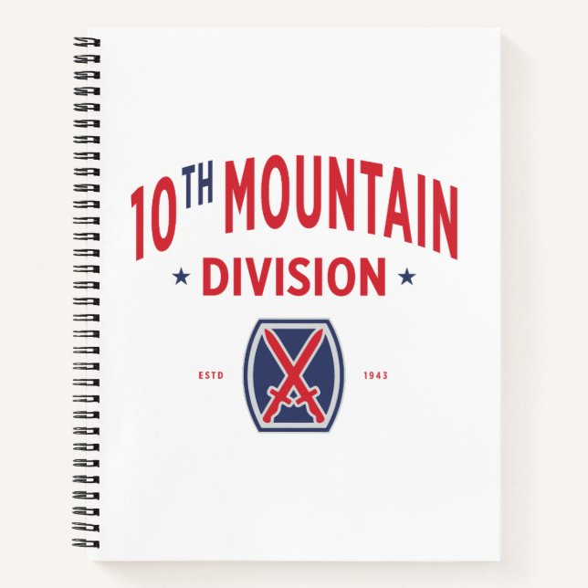 Cuaderno 10.º distintivo "Montañero" de la División de Mont (Anverso)