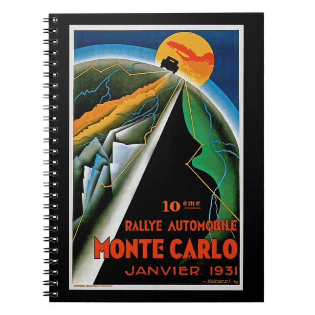 Cuaderno 10.º Rallye Automobile de Montecarlo (Frente)