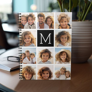 Cuaderno 11 Foto de Instagram Collage Personalizado Monogra
