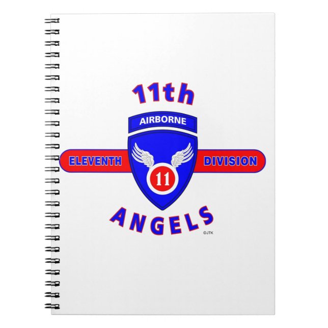 Cuaderno 11mo DIVISIÓN AEROTRANSPORTADA "ÁNGELES " (Frente)