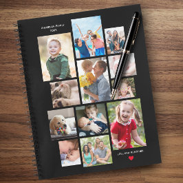 Cuaderno 12 Collage de memoria de la familia fotográfica co