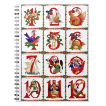 12 Días De Regalos De Impresión De Los Navidades