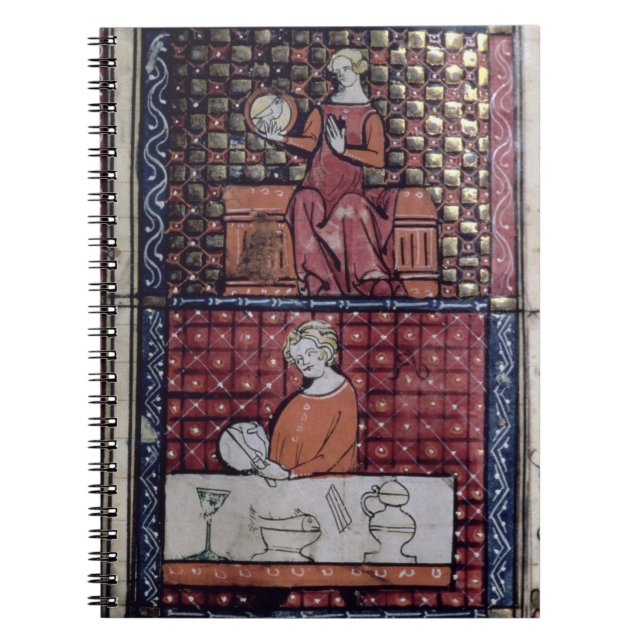 Cuaderno 137-0011409/1 asentó a la mujer con una paloma y (Frente)