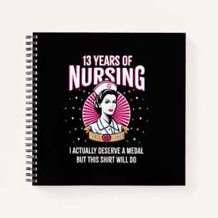 Cuaderno 13 Años de Enfermería Merecen una Medalla Enfermer