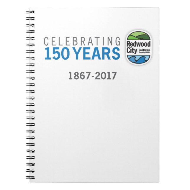 Cuaderno 150o aniversario de Redwood City (Frente)