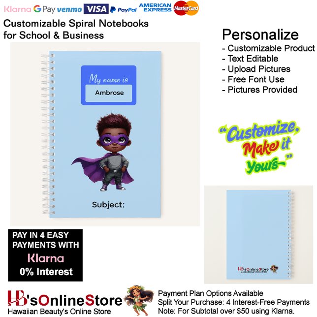 Cuaderno 15 Suministros de escritura para niños superhéroes (15 Super Hero Kids Boy Writing Supplies Students Notebook.)
