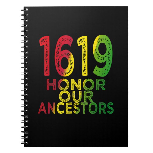 Cuaderno 1619 Nuestro proyecto Ancestors: Mes de la Histori (Frente)