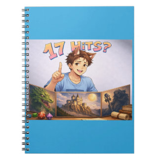Cuaderno 17 HITS? Funny RPG Anime T-Shirt | Dungeon Master 