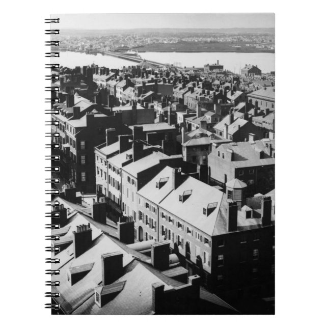 Cuaderno 1859: La ciudad de Boston, Massachusetts (Frente)