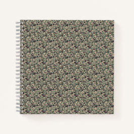 Cuaderno 1940s Wartime Floral Sprig Vintage Pattern