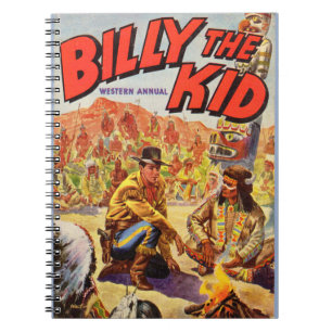 Cuaderno 1955 Billy the Kid Western Cubierta anual