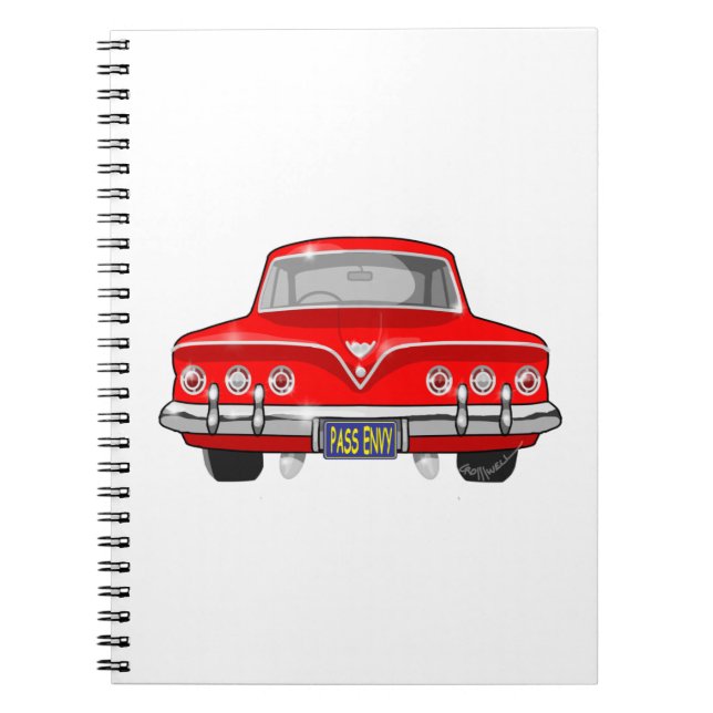 Cuaderno 1961 rojo Chevrolet (Frente)