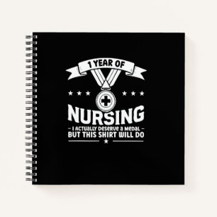 Cuaderno 1 Año de Enfermería Merecedor de una Medalla Anive