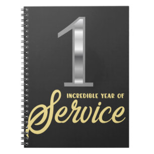 Cuaderno 1 año de incentivo de valoración de empleados de