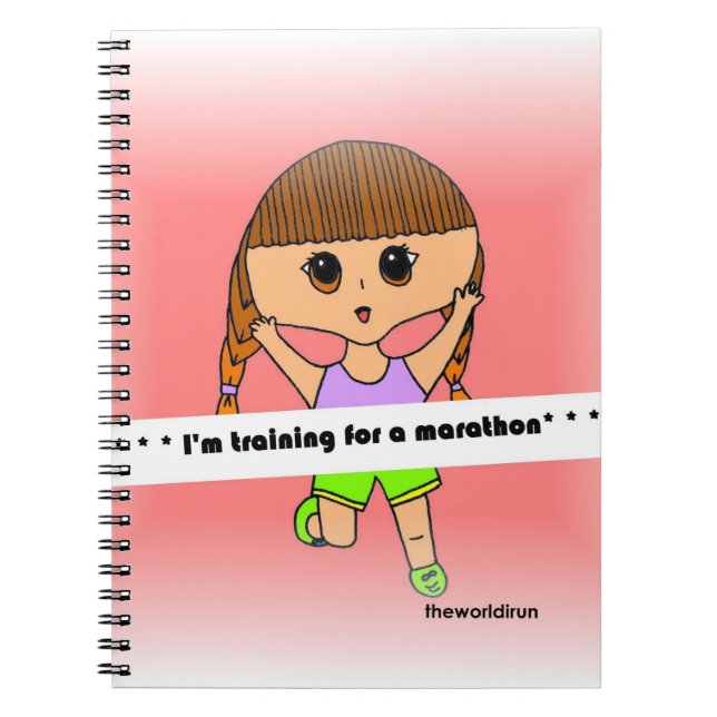 Cuaderno #1 del entrenamiento del maratón (Frente)