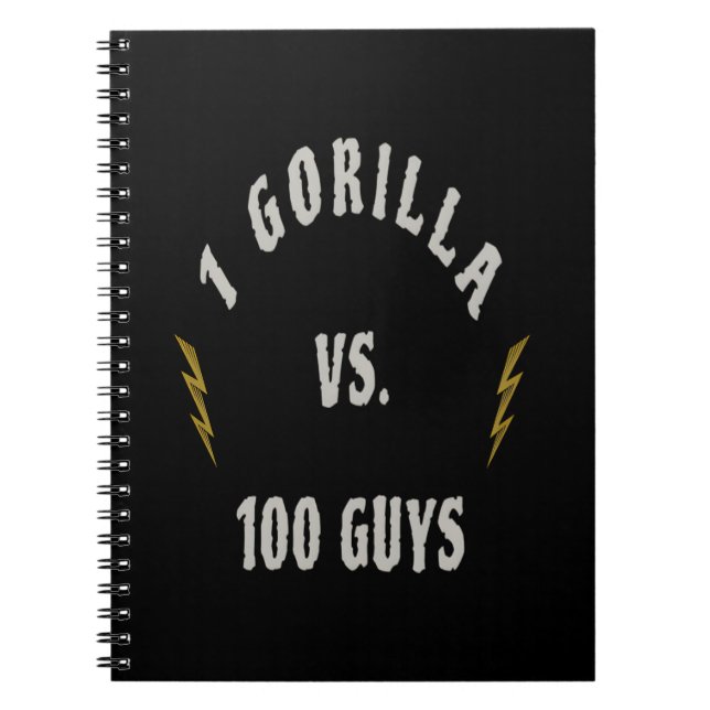 Cuaderno 1 Gorila vs. 100 Hombres (Frente)