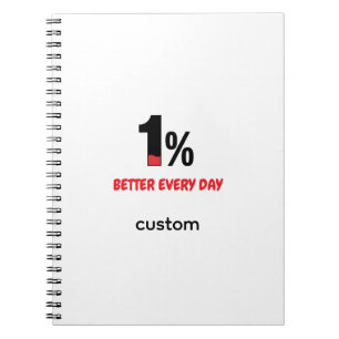 Cuaderno 1% Mejor Cada Día – Motivación de Progreso Diario