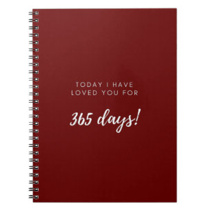 Cuaderno 1st Anniversary Gift for Boyfriend Girlfriend