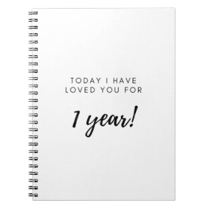 Cuaderno 1st Anniversary Gift for Boyfriend Girlfriend