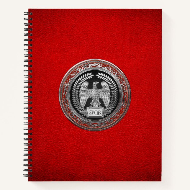 Cuaderno [200] Águila imperial romana plateada (Anverso)