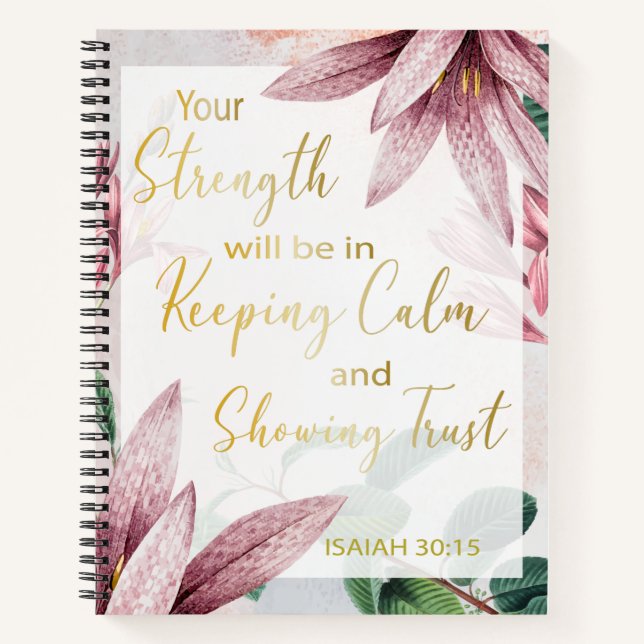 Cuaderno 2021 JW Year Text - Keep Calm and Show Trust (Anverso)