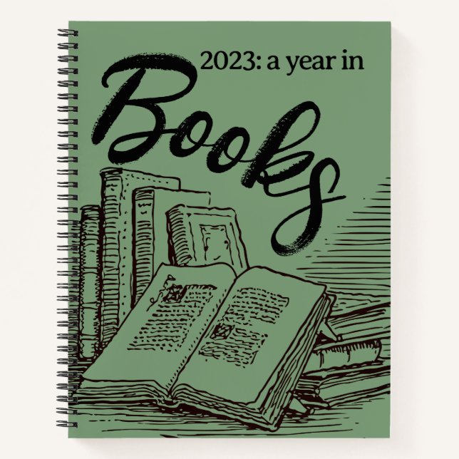 Cuaderno 2023 A Year in Books Bullet Journal (Anverso)