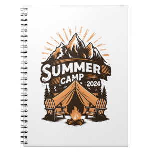 Cuaderno 2024 Campamento de Verano Vacaciones de Camping de