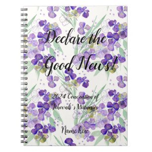 Cuaderno 2024 JW convention hydrangeas
