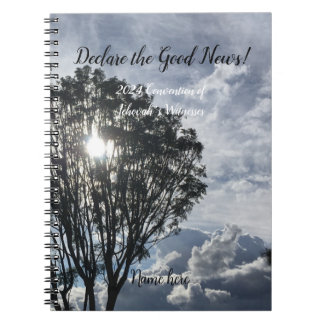 Cuaderno 2024 JW Convention sunlight with name