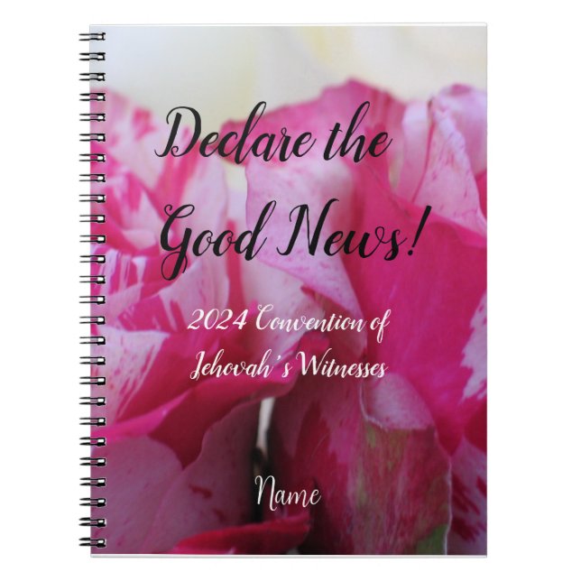 Cuaderno 2024 JW Declare the Good News customize (Frente)