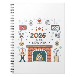 Cuaderno 2026 Is The New 2016 Cozy Culture Vector