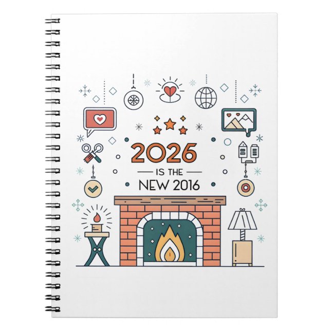 Cuaderno 2026 Is The New 2016 Cozy Culture Vector (Frente)