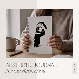 Cuaderno 2026 Minimal Silhouette Journal for Reflection