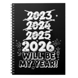 Cuaderno 2026 Will Be My Year