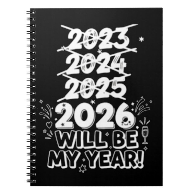 Cuaderno 2026 Will Be My Year (Frente)