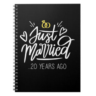 Cuaderno 20.º Aniversario Boda