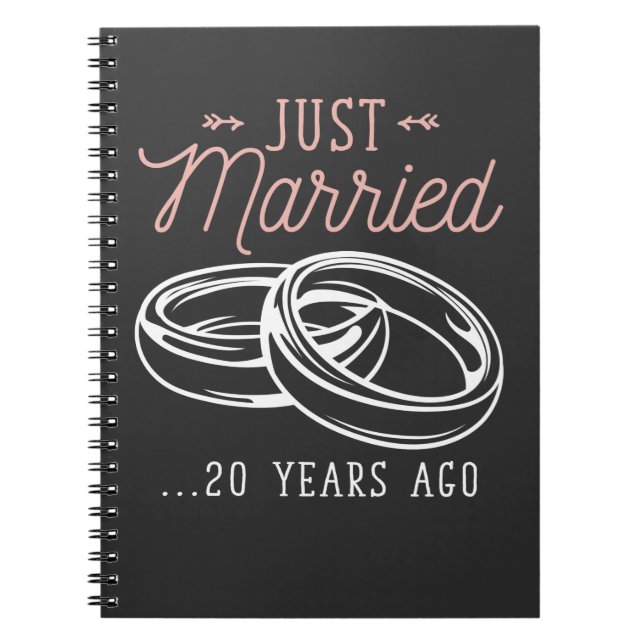Cuaderno 20 años de Boda recién casados (Frente)