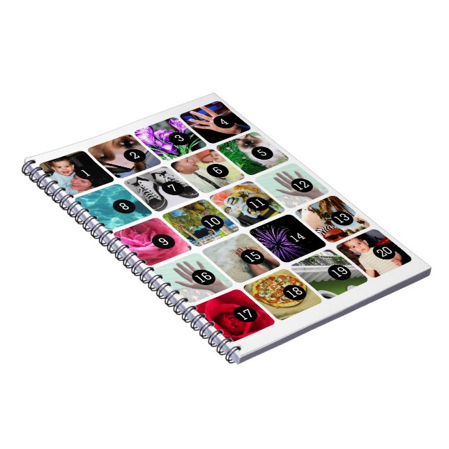 Cuaderno 20 imágenes hacen su cubierta de la foto del (Lado Derecho)