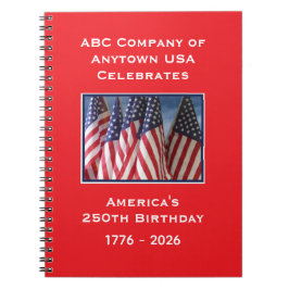 Cuaderno 250º Aniversario 1776 a 2026 EE. UU. América