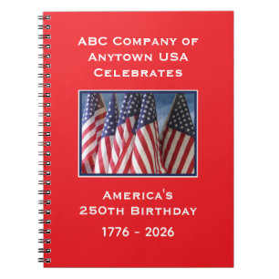 Cuaderno 250º Aniversario 1776 a 2026 EE. UU. América