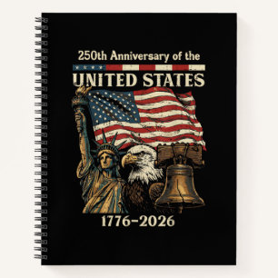 Cuaderno 250º Aniversario de Estados Unidos 250 Años 4º o
