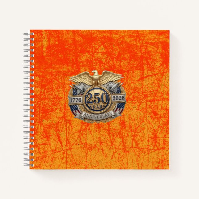 Cuaderno 250 aniversario de EE. UU. (Anverso)