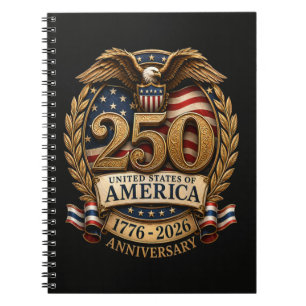 Cuaderno 250 Aniversario de los Estados Unidos de América