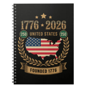 Cuaderno 250 Aniversario Estados Unidos de América 250 EE.