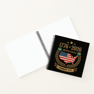 Cuaderno 250 Aniversario Estados Unidos de América 250 EE.