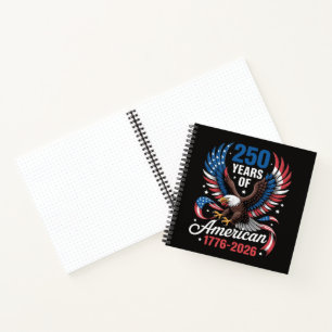 Cuaderno 250 Aniversario USA Águila Patriótica 250 Años