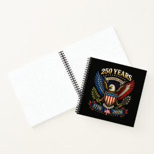 Cuaderno 250 años América 1776 2026 250 aniversario