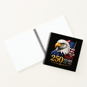 Cuaderno 250 años América 250 Aniversario Patriótico EEUU