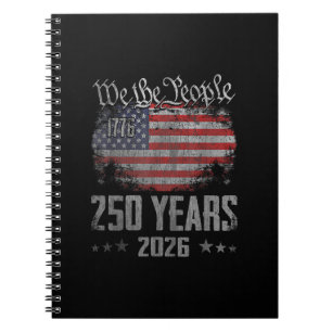 Cuaderno 250 años aniversario 250 de Estados Unidos patriót